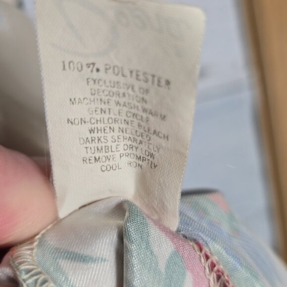 Vintage Deena Floral Lace Trim Slip Dress Sz M - Picture 11 of 11